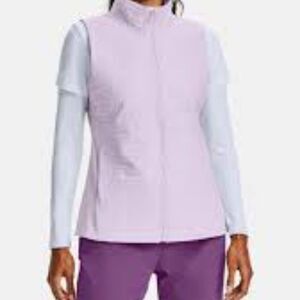 Under Armour Quilted Sleeveless Vest in Light Lavender-Size Medium-NWT
